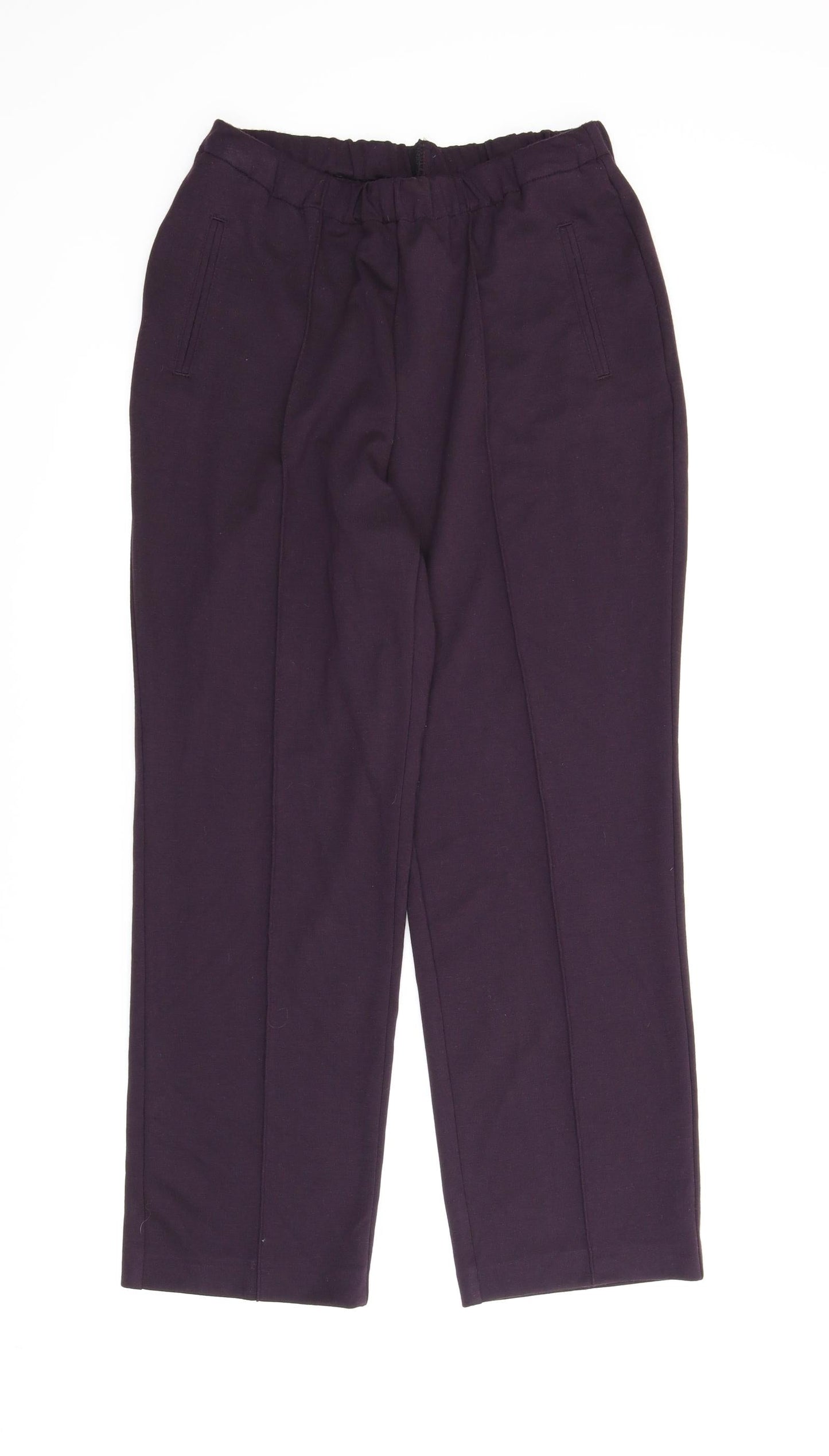 Preworn Womens Purple   Capri Trousers Size 16 L26 in