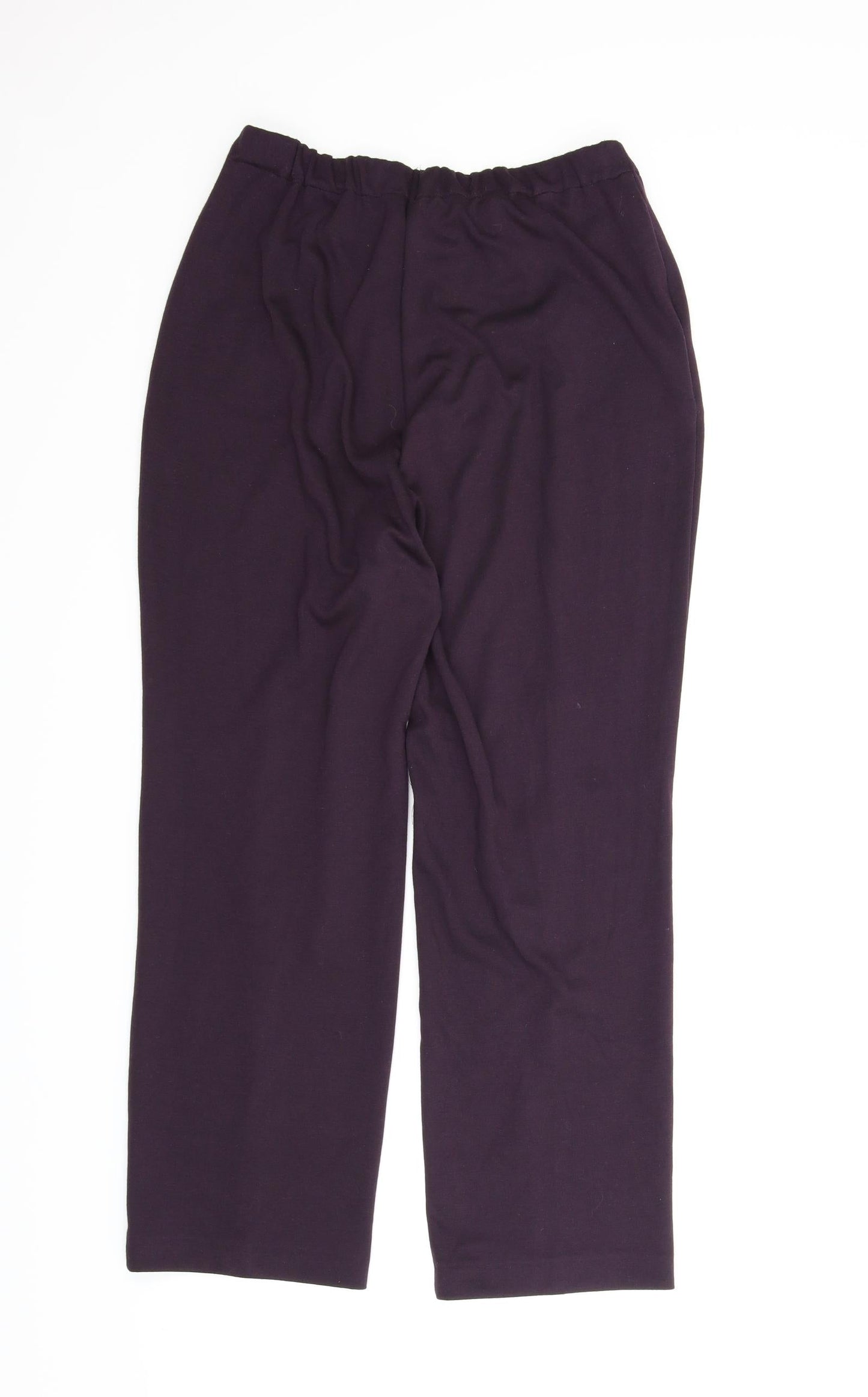 Preworn Womens Purple   Capri Trousers Size 16 L26 in