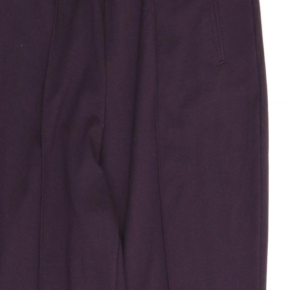 Preworn Womens Purple   Capri Trousers Size 16 L26 in
