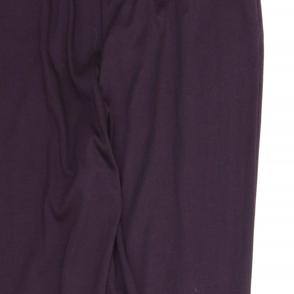 Preworn Womens Purple   Capri Trousers Size 16 L26 in