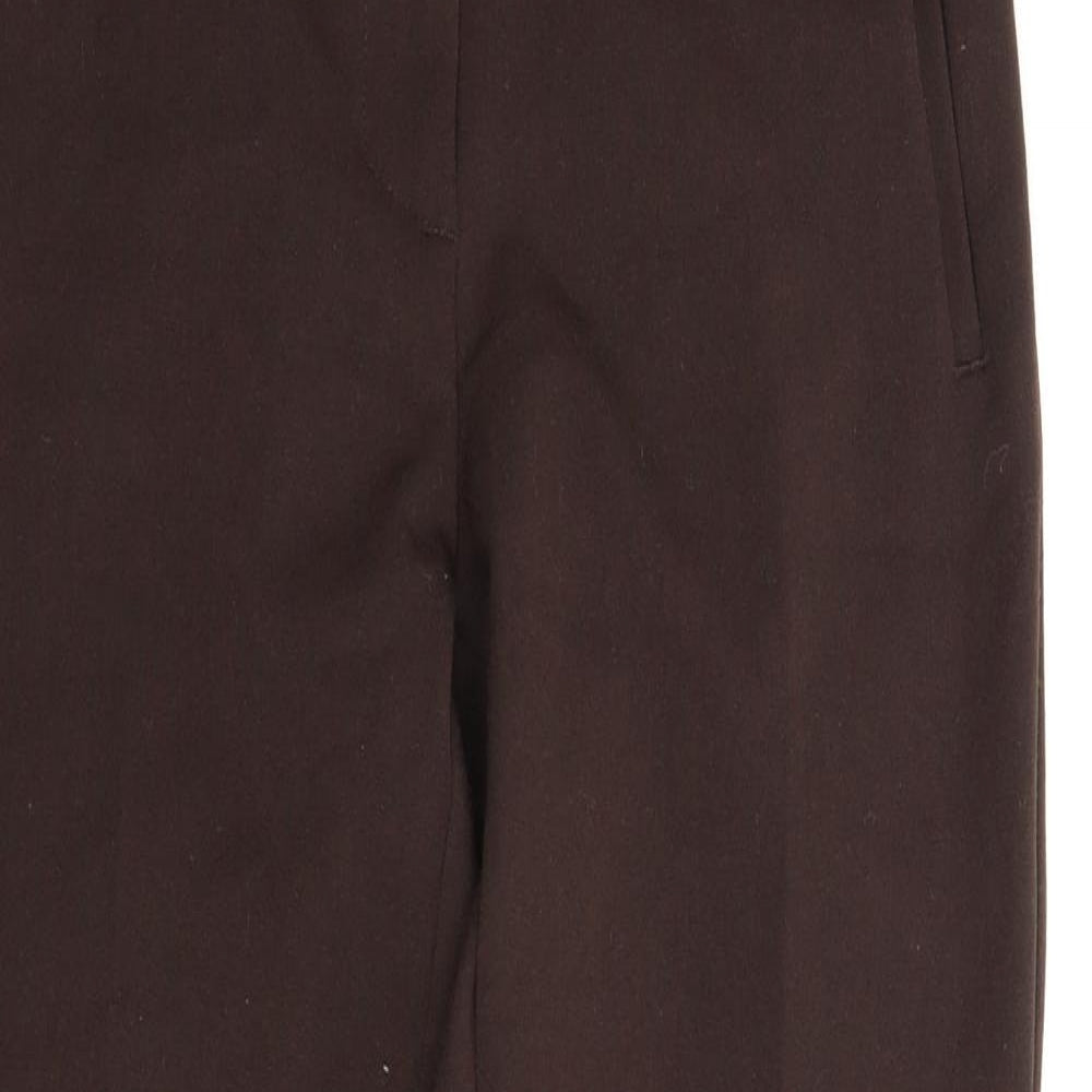 M&S Womens Brown   Carpenter Trousers Size 8 L24.5 in