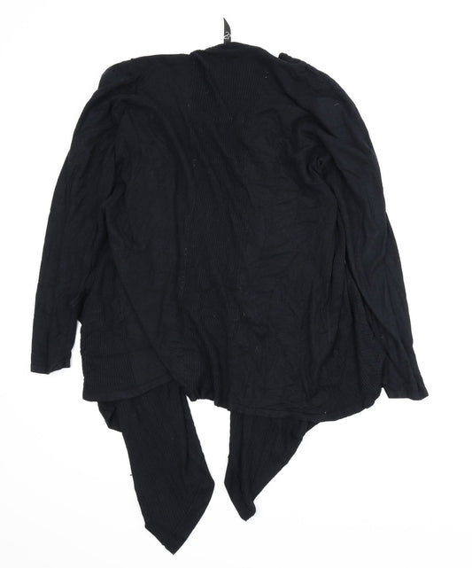 Evie Womens Black   Cardigan Jumper Size 18  - Draped