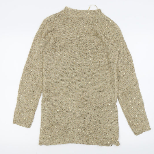 Primark Womens Gold   Fit & Flare  Size 6