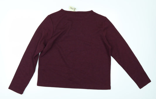 Tigi-Wear Womens Red   Pullover Jumper Size 16