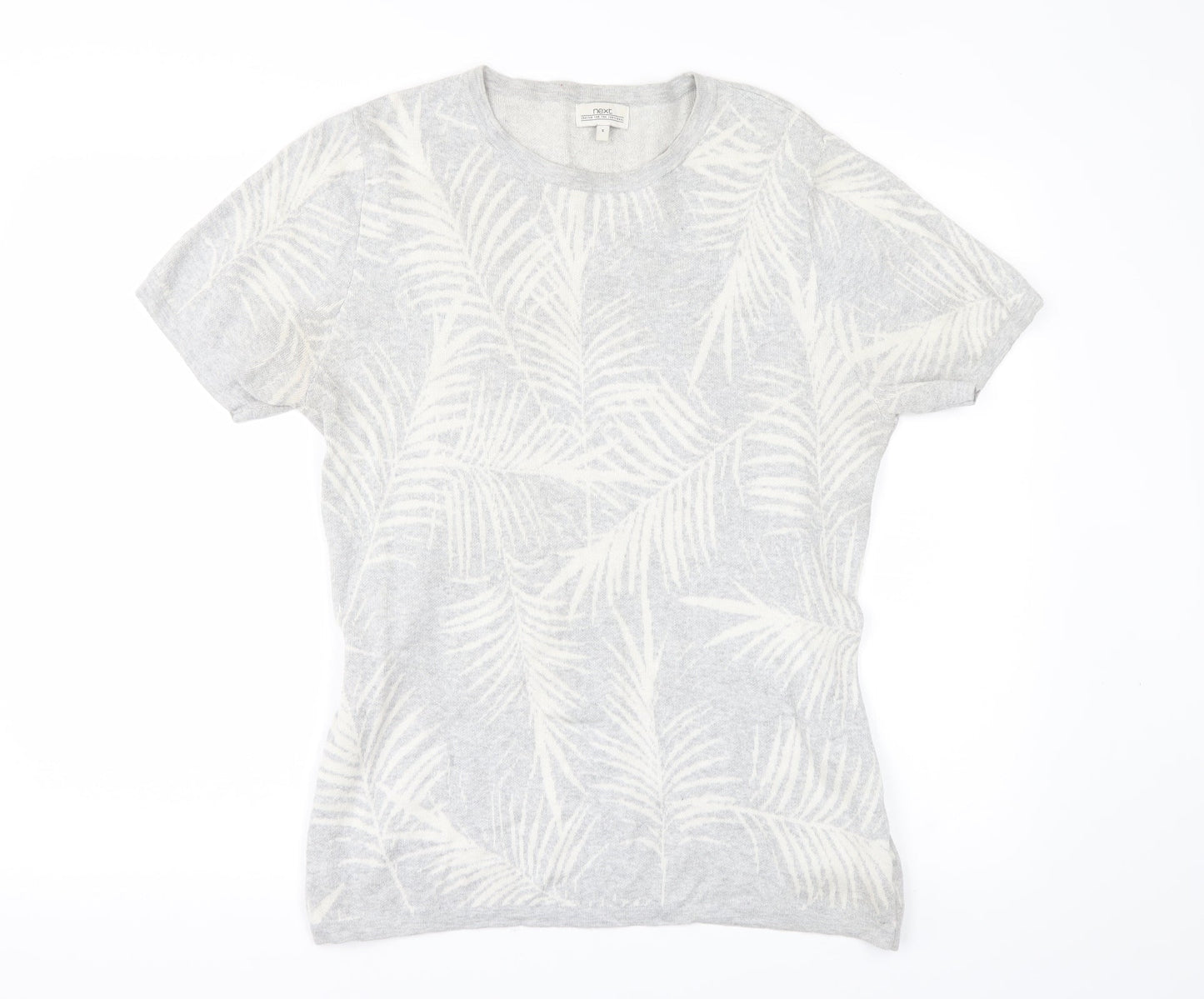 NEXT Womens Green Floral  Pullover Jumper Size S