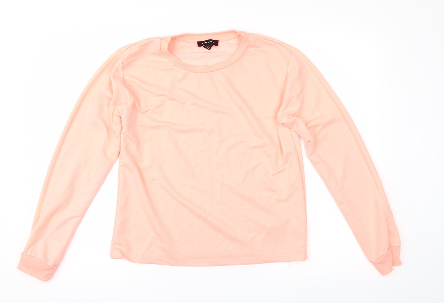 New Look Womens Orange   Pullover Sweatshirt Size S