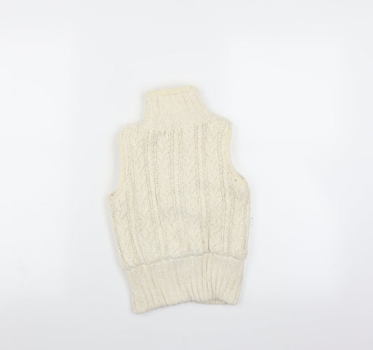 Jillian's Closet Girls Ivory   Full Zip Jumper Size 4 Years  - Bodywarmer