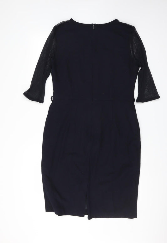 NEXT Womens Blue   Sheath  Size 14