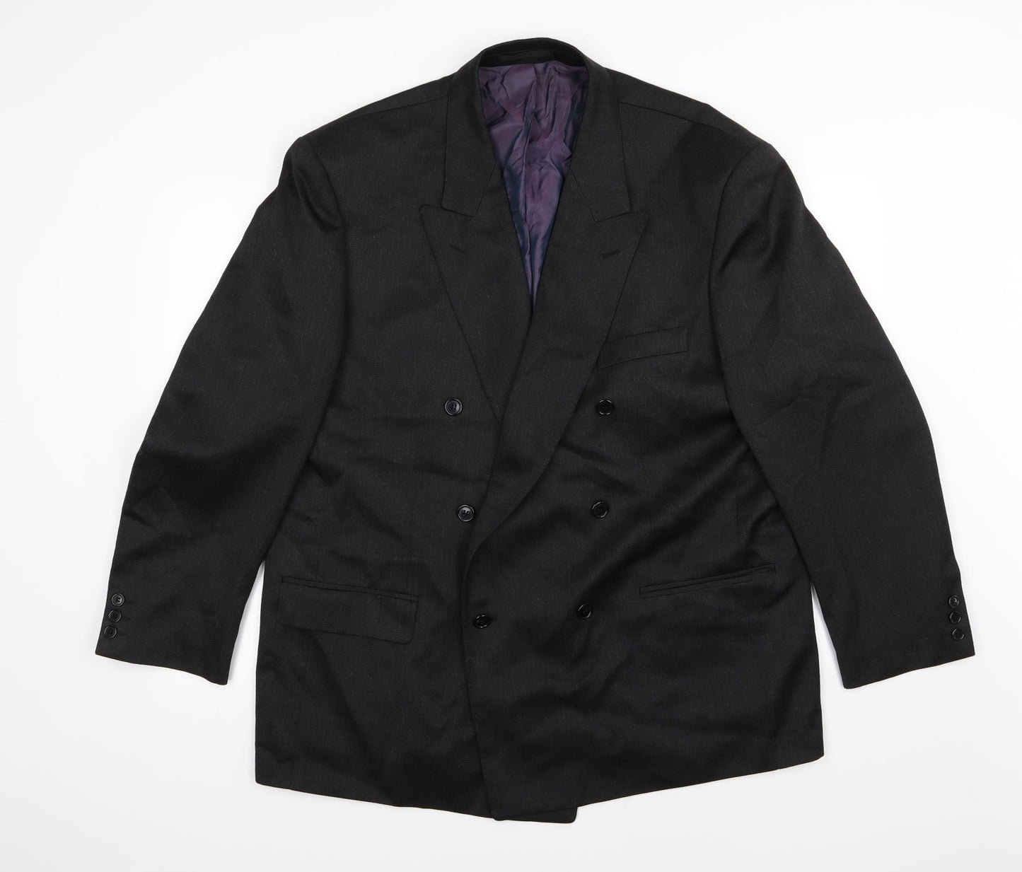 REMUS Mens Grey  Rayon Jacket Suit Jacket Size 46