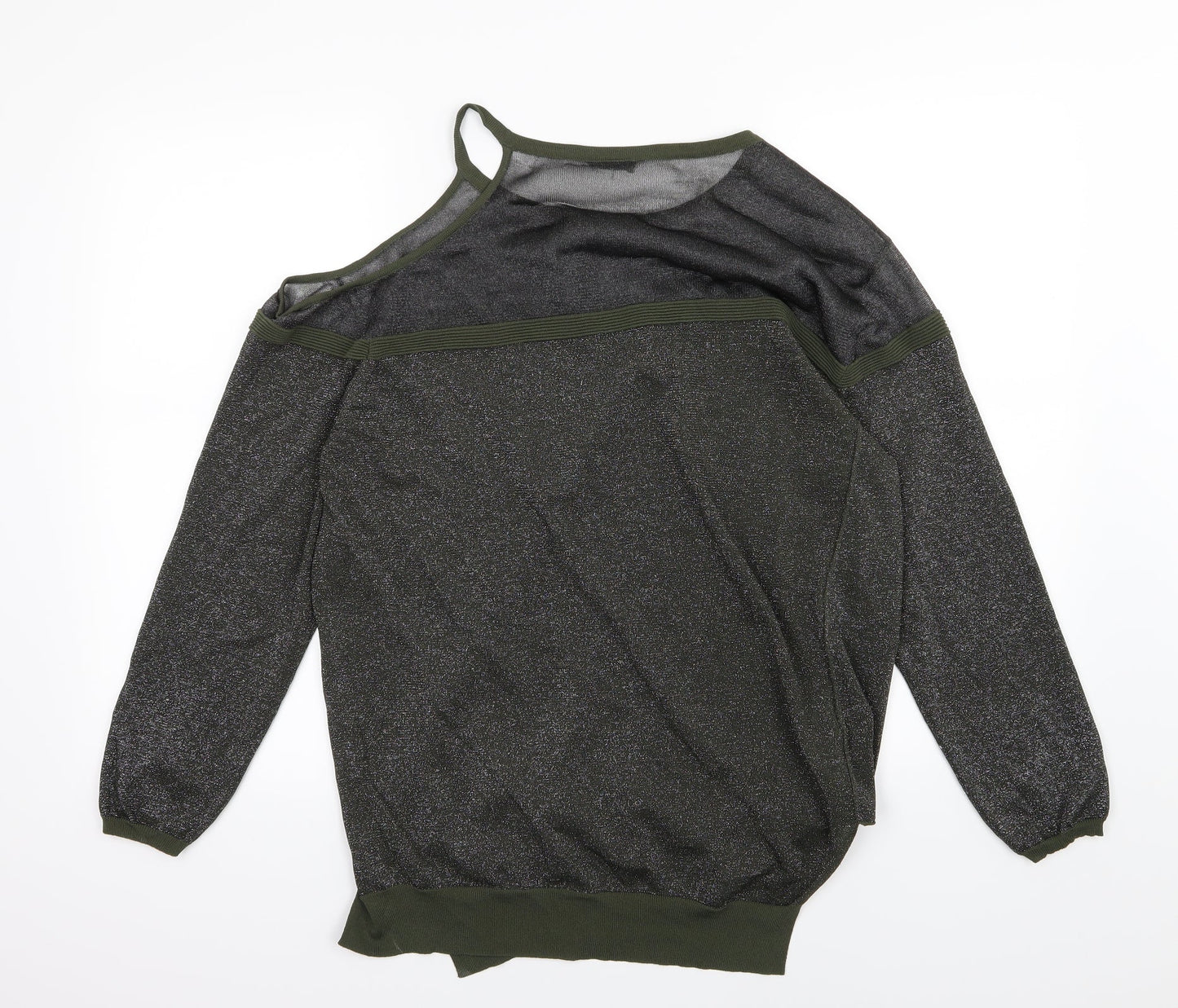 NEXT Womens Green  Knit Pullover Jumper Size 18
