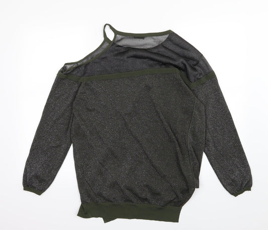 NEXT Womens Green  Knit Pullover Jumper Size 18