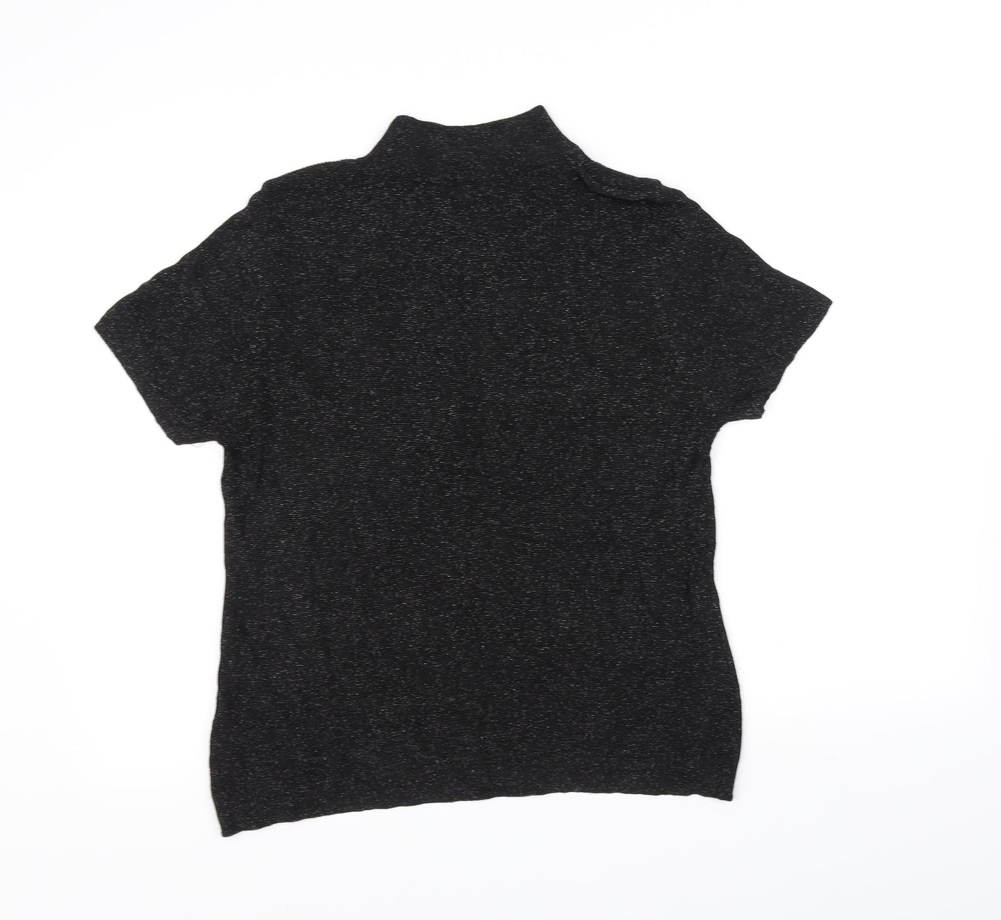St Micheal Womens Black   Basic T-Shirt Size 16