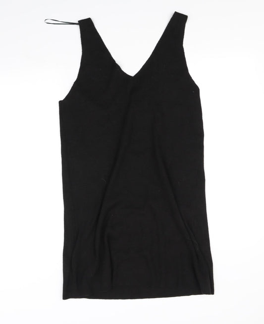 Pieces Womens Black   A-Line  Size L