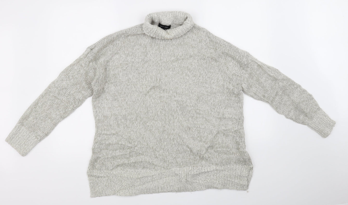 New Look Womens Grey   Pullover Jumper Size M