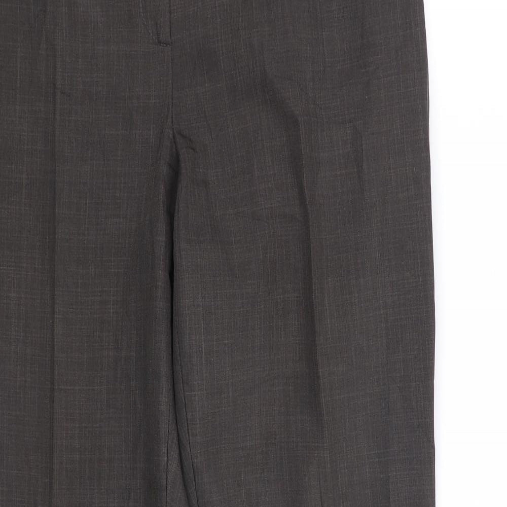 Dorothy Perkins Womens Grey   Trousers  Size 12 L33 in