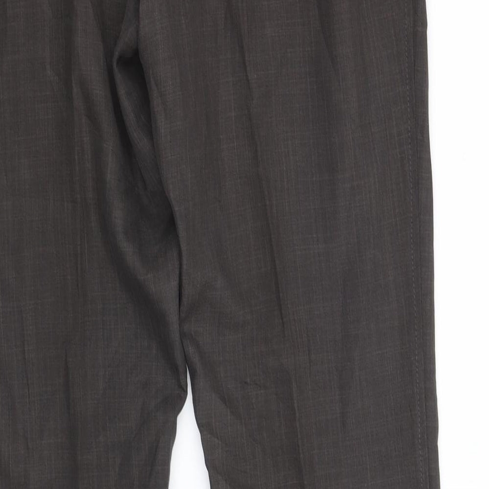 Dorothy Perkins Womens Grey   Trousers  Size 12 L33 in
