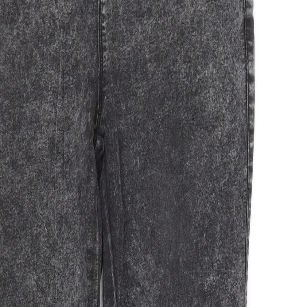 deniem & co Womens Grey   Straight Jeans Size 10 L32 in