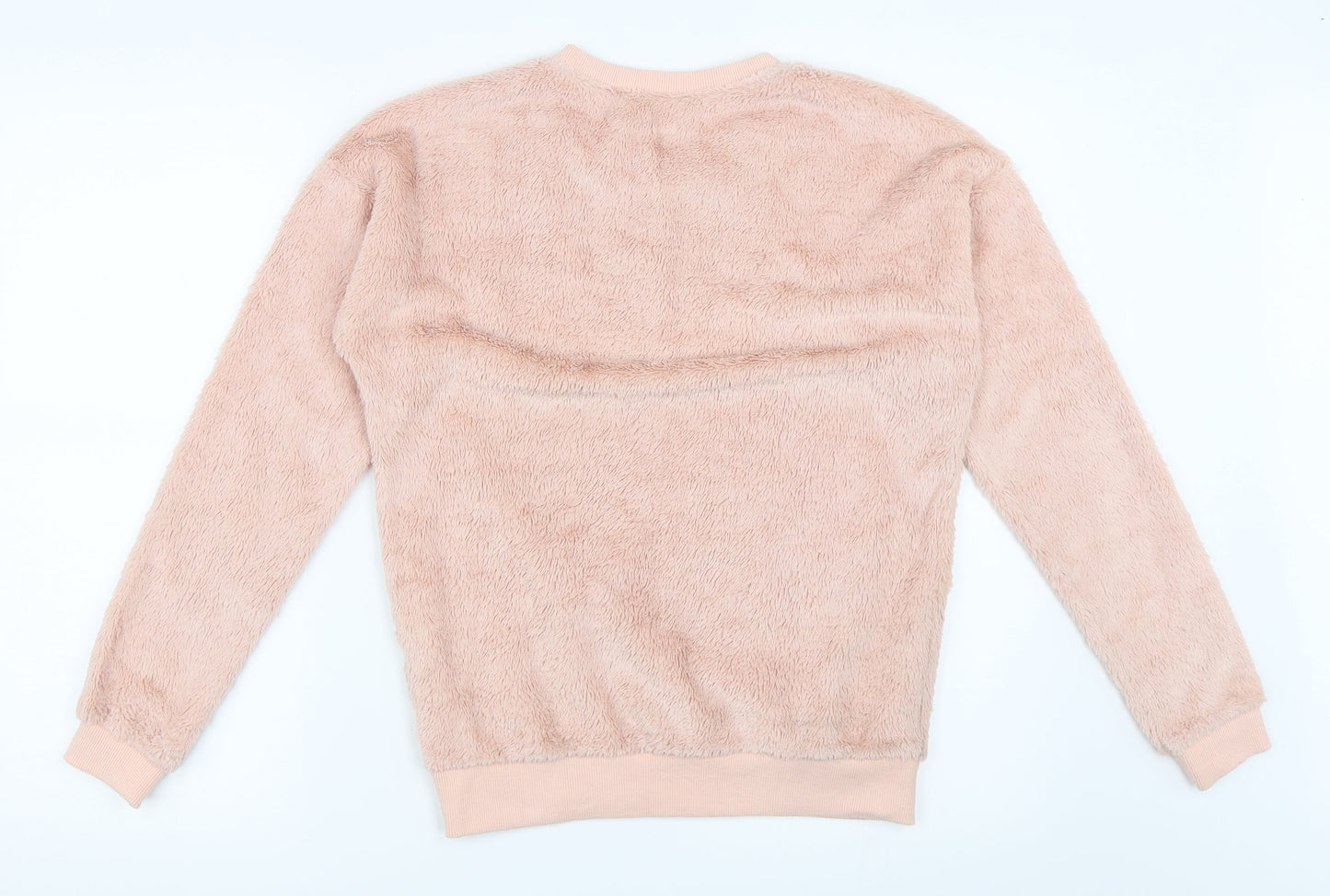 New Look Womens Pink   Pullover Sweatshirt Size 8