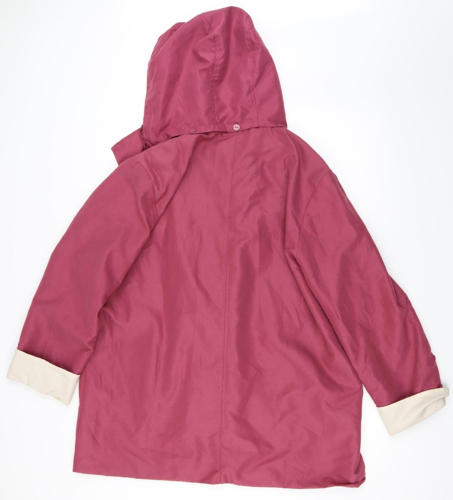 Gabriella Vicenga Womens Pink   Overcoat Coat Size 16