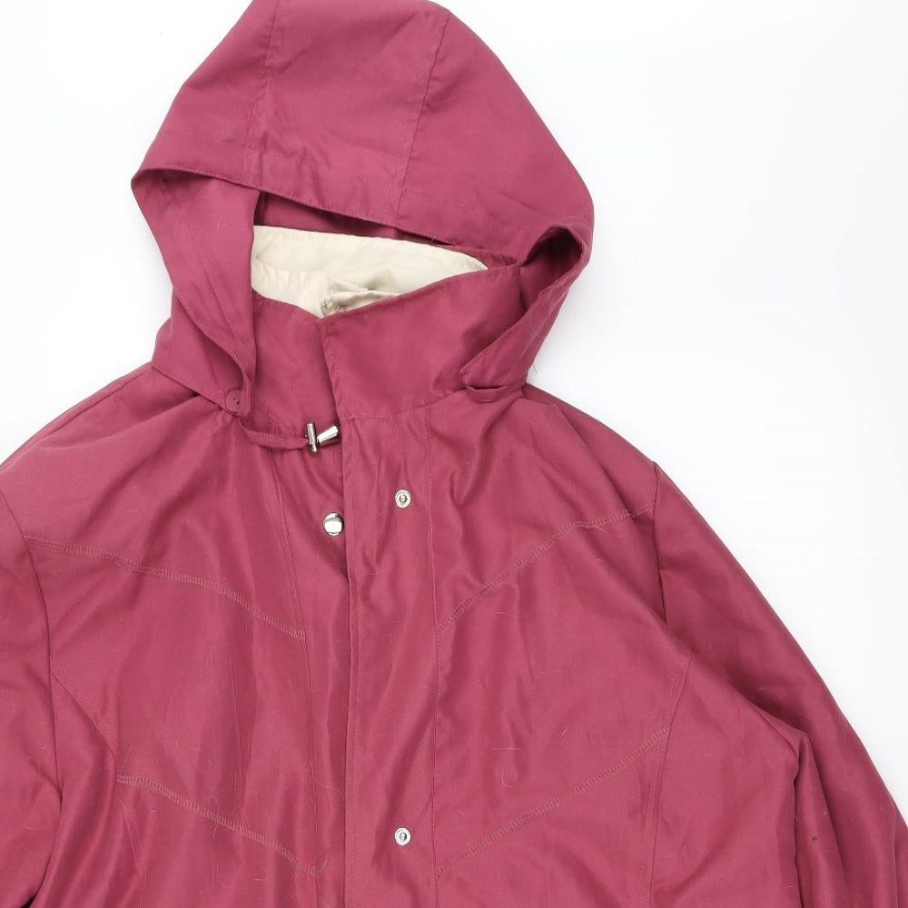 Gabriella Vicenga Womens Pink   Overcoat Coat Size 16
