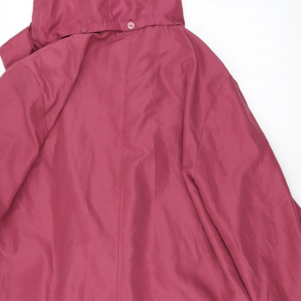 Gabriella Vicenga Womens Pink   Overcoat Coat Size 16