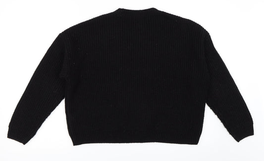 New Look Womens Black   Pullover Jumper Size S