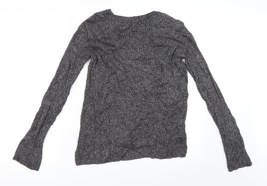 H&M Womens Grey   Pullover Jumper Size S