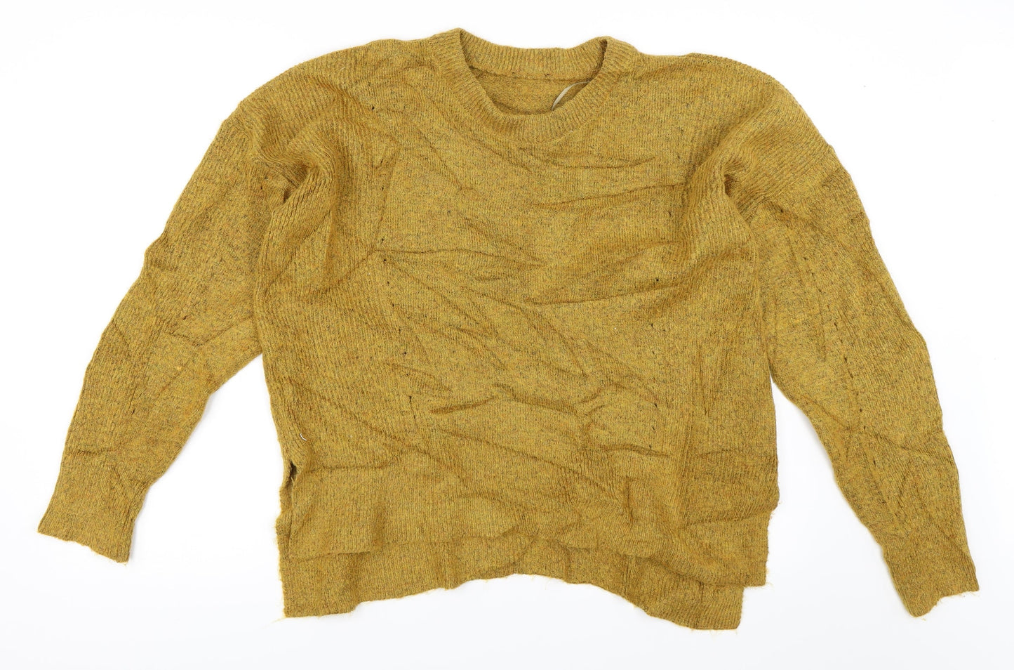 Marks and Spencer Womens Yellow   Pullover Jumper Size L