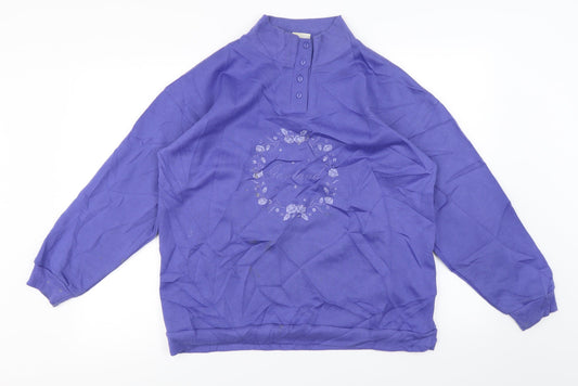 Nature Republic  Womens Purple   Pullover Jumper Size L