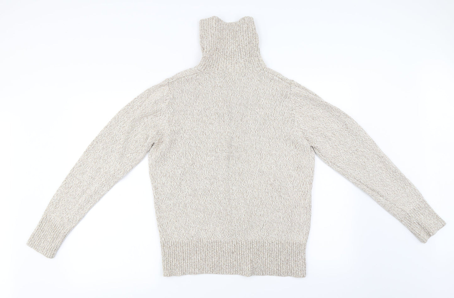 BHS  Womens Beige   Henley Jumper Size 16