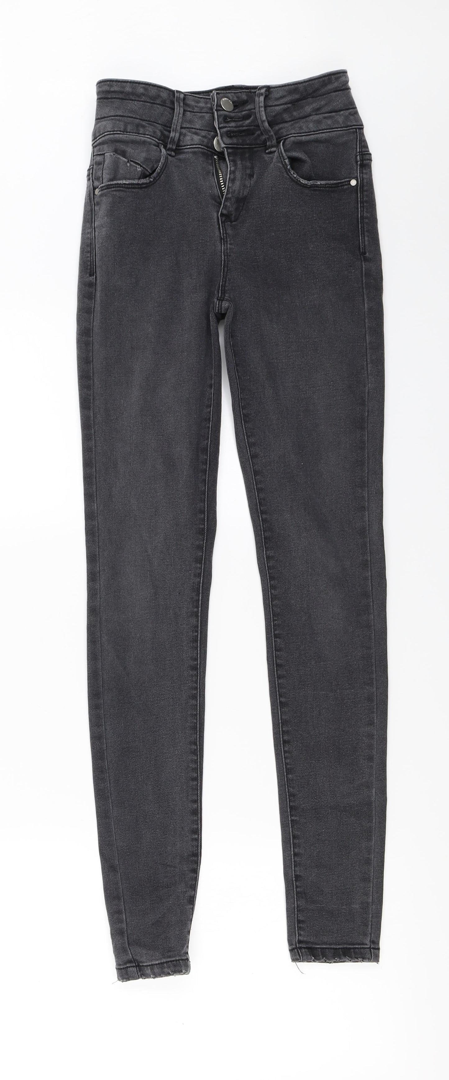 denim co Womens Grey   Skinny Jeans Size 6 L28 in