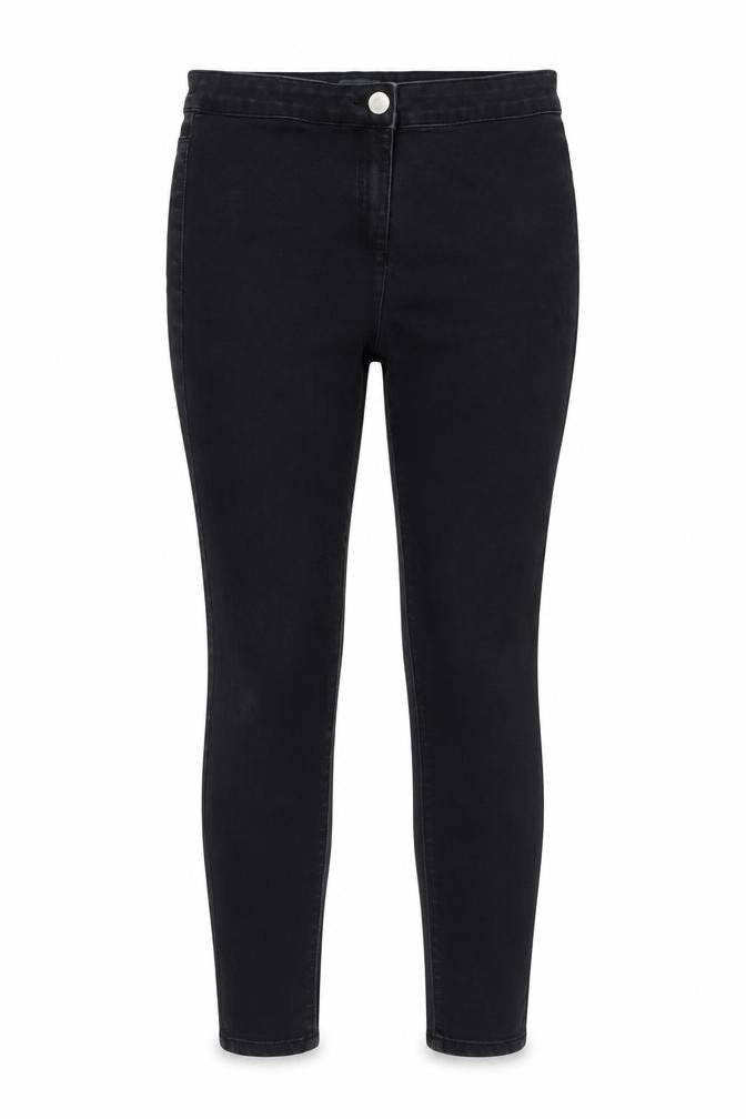 Front view of Papaya women’s black jegging jeans, size UK 10, 26-inch leg