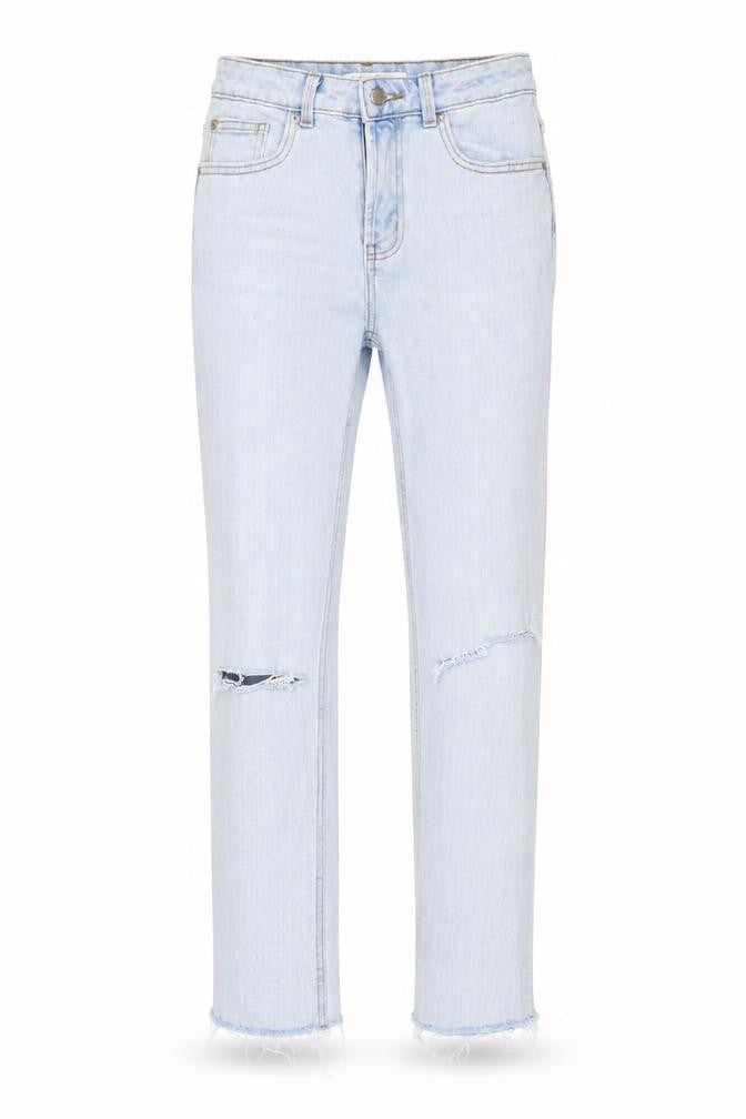 Front view of denim co women’s blue skinny jeans, size UK 8, 25-inch leg