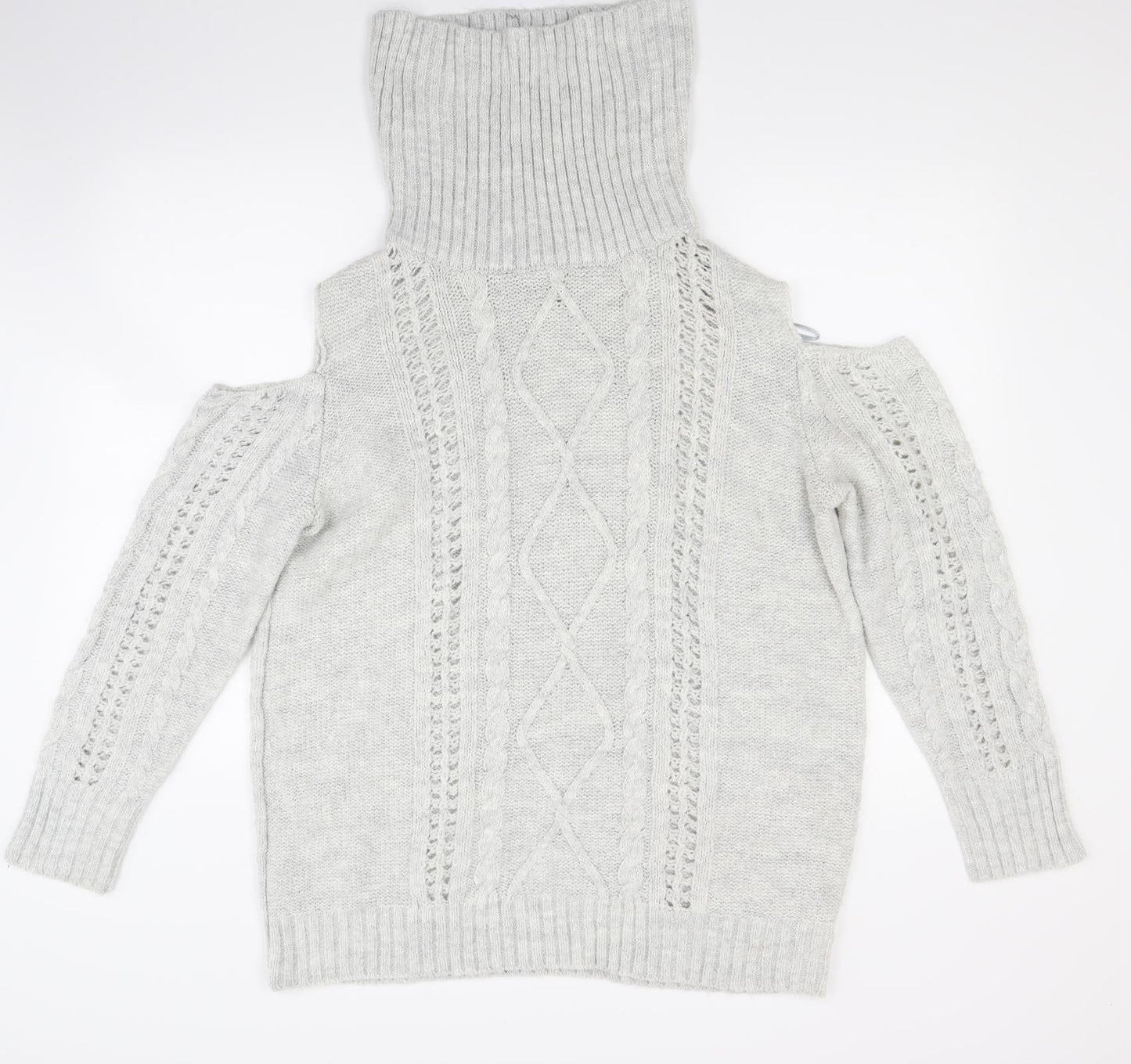 Papaya Womens Grey   Pullover Jumper Size L