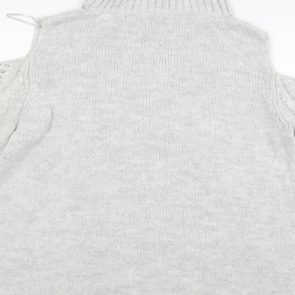 Papaya Womens Grey   Pullover Jumper Size L