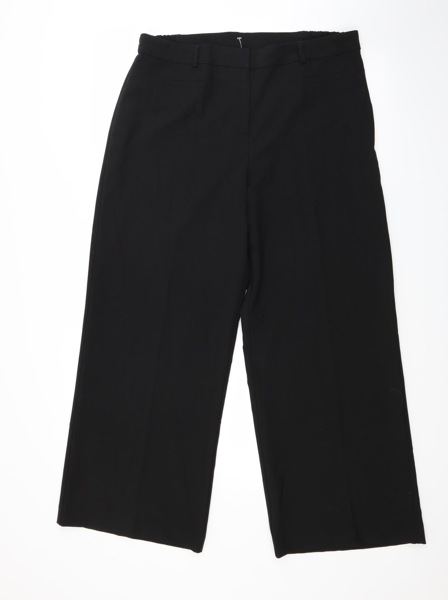 Agenda Womens Black   Trousers  Size 16 L26 in