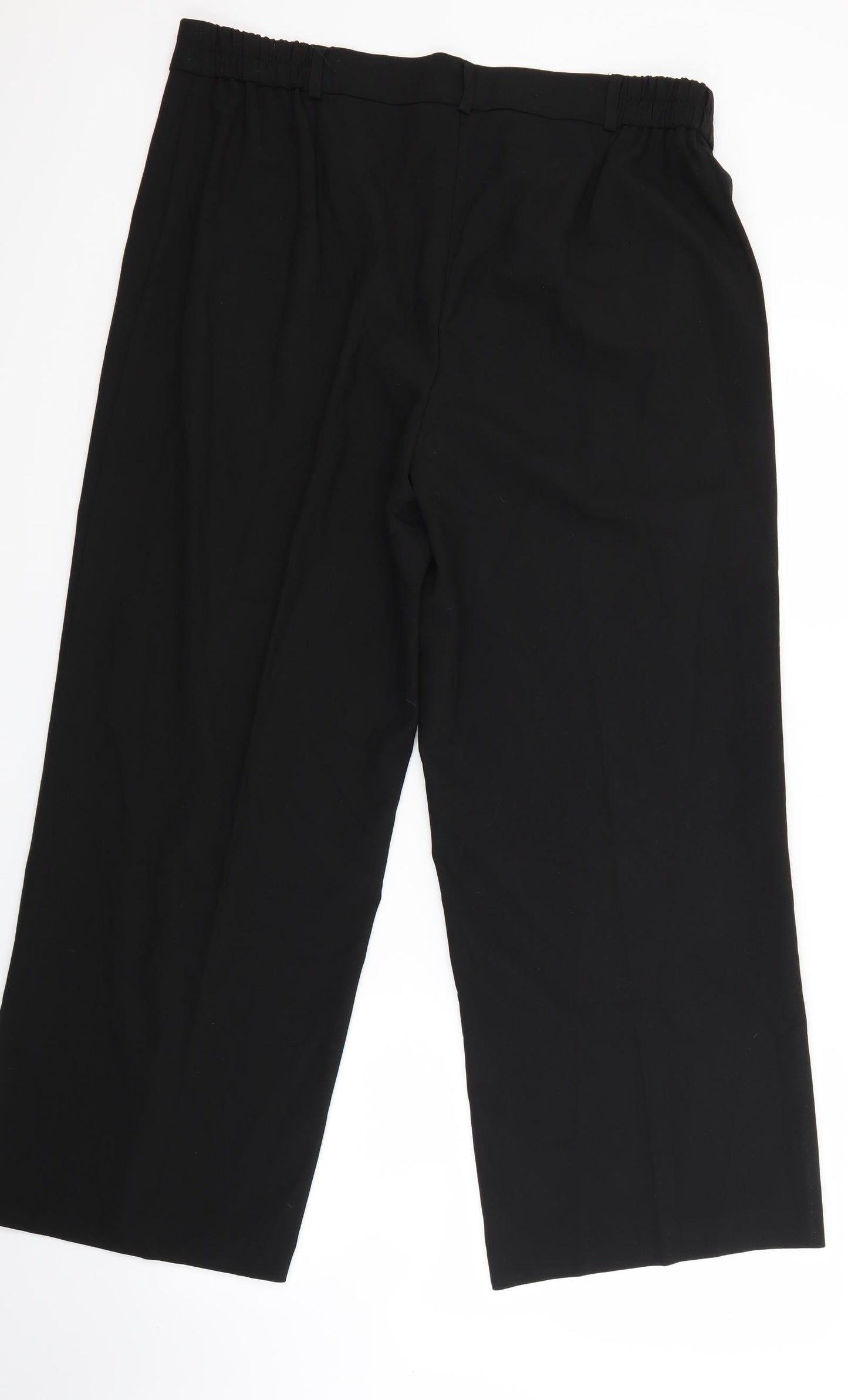 Agenda Womens Black   Trousers  Size 16 L26 in