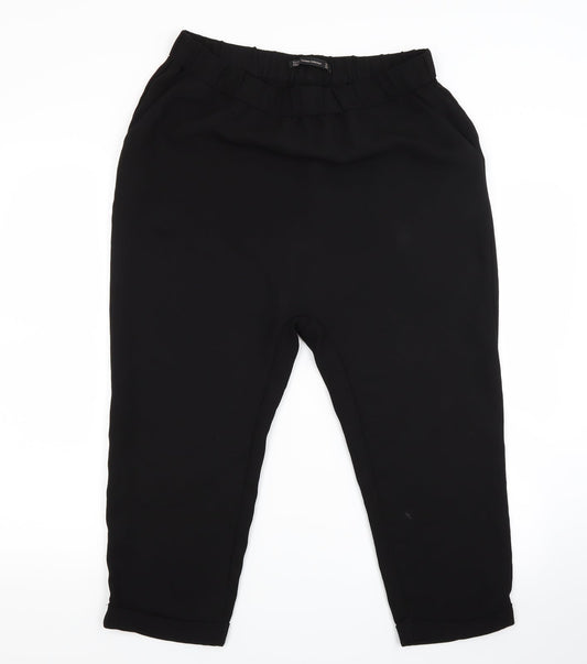 Zara Womens Black   Trousers  Size M L20 in