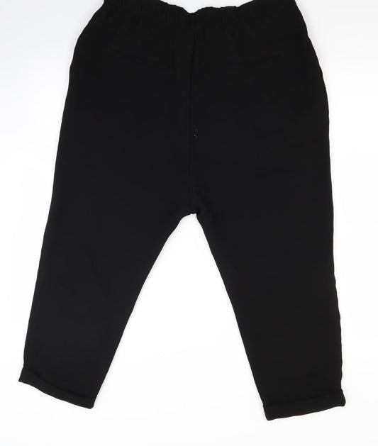 Zara Womens Black   Trousers  Size M L20 in