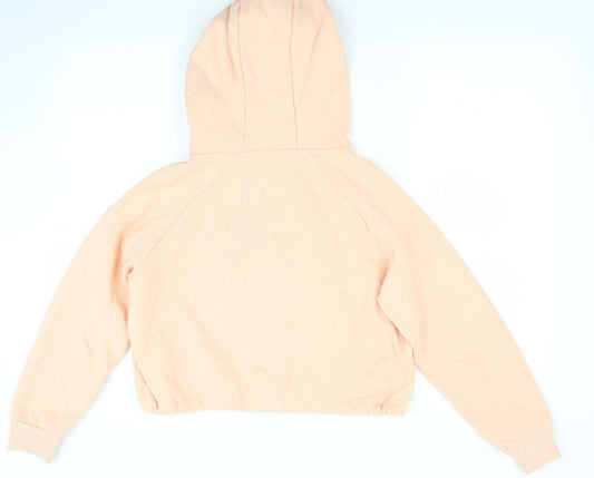 Active Girls Orange  Jacquard Pullover Hoodie Size 11-12 Years