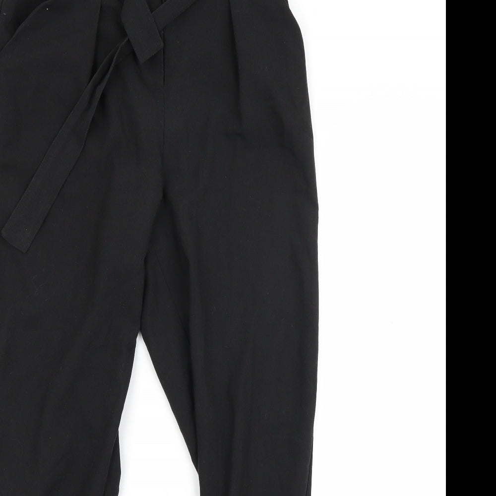 Missguided Womens Black   Trousers  Size 8 L28 in