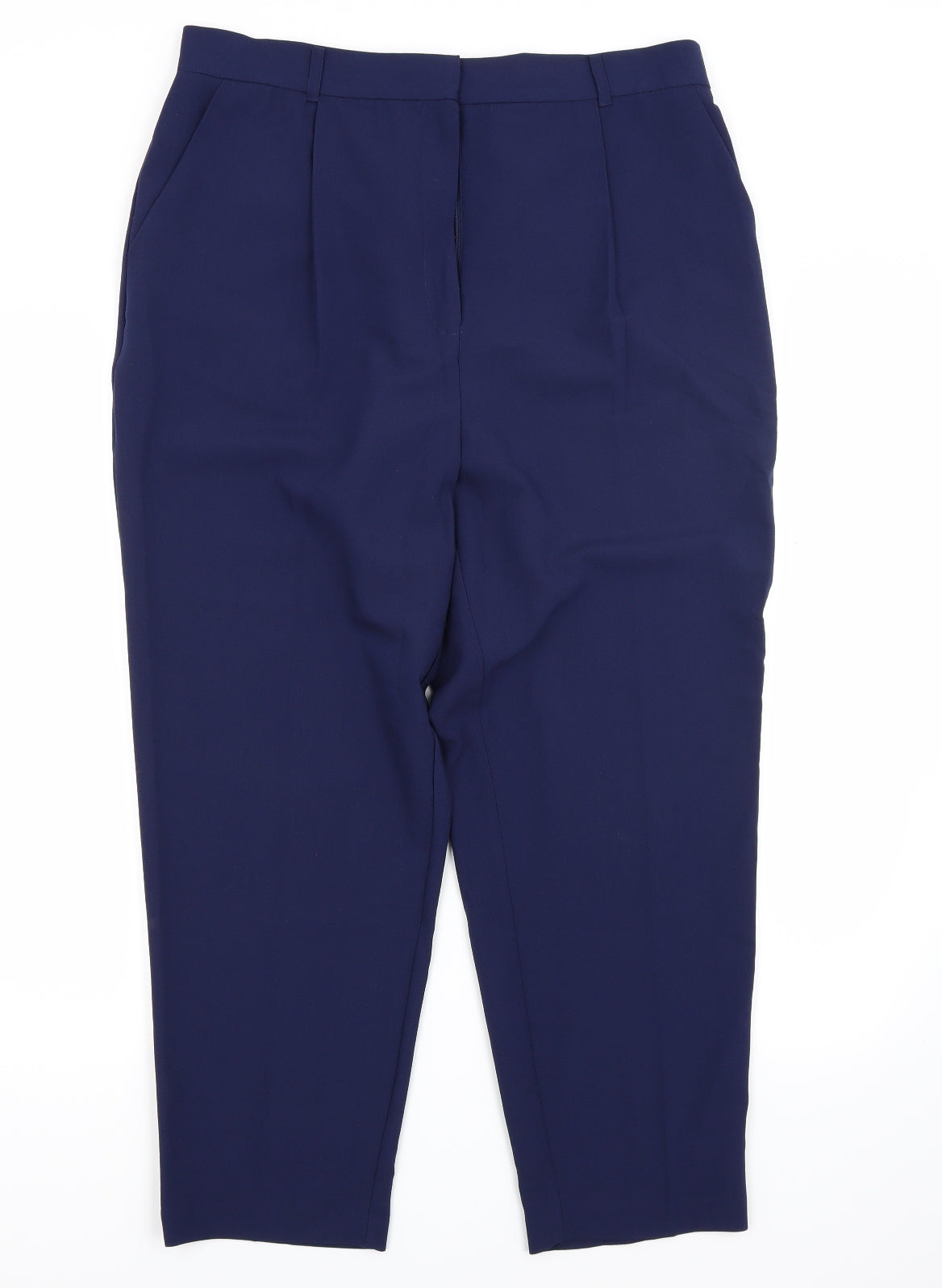 Papaya Womens Blue   Trousers  Size 16 L27 in