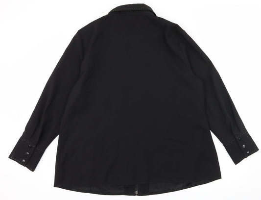 SixteenTwentySIx Womens Black   Jacket  Size 20