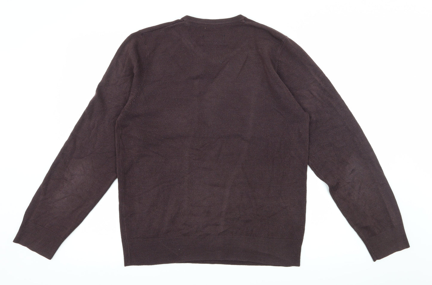 Broadbent Boothroyds Mens Brown  Knit Pullover Jumper Size M