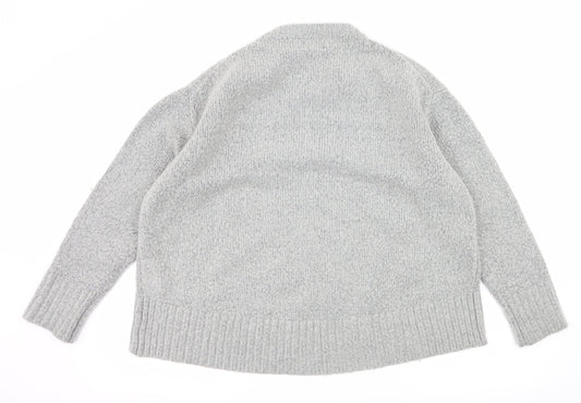 Zara Womens Grey  Knit Pullover Jumper Size M