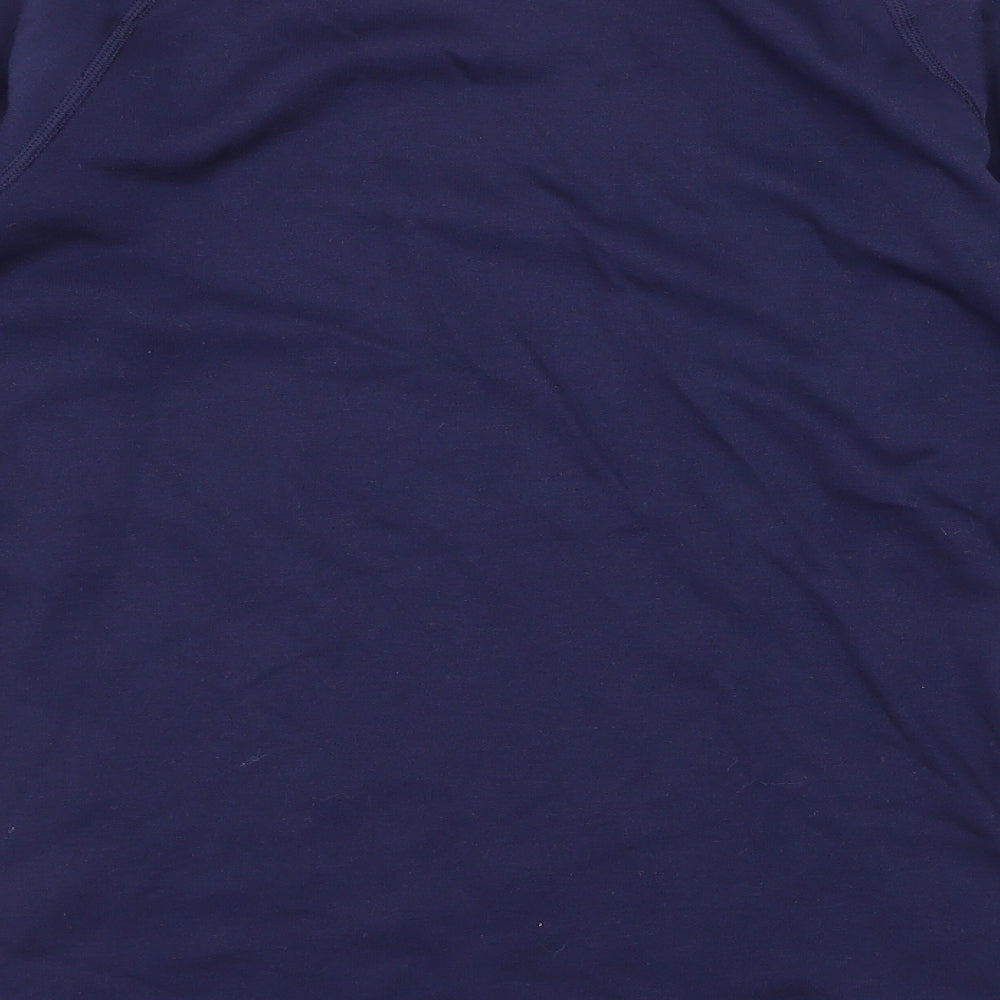 Iris Lilly Womens Blue  Jersey Basic T-Shirt Size 10