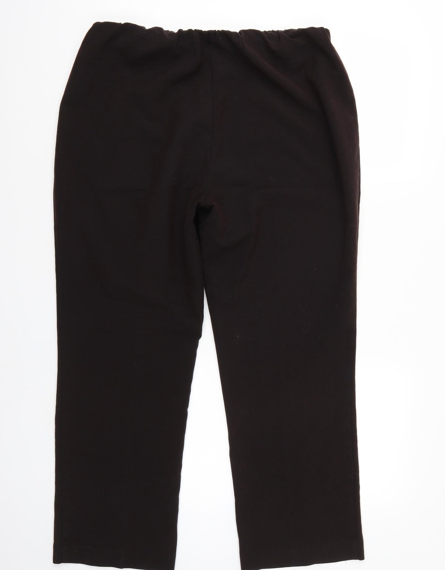 BM Womens Brown   Trousers  Size 14 L27 in