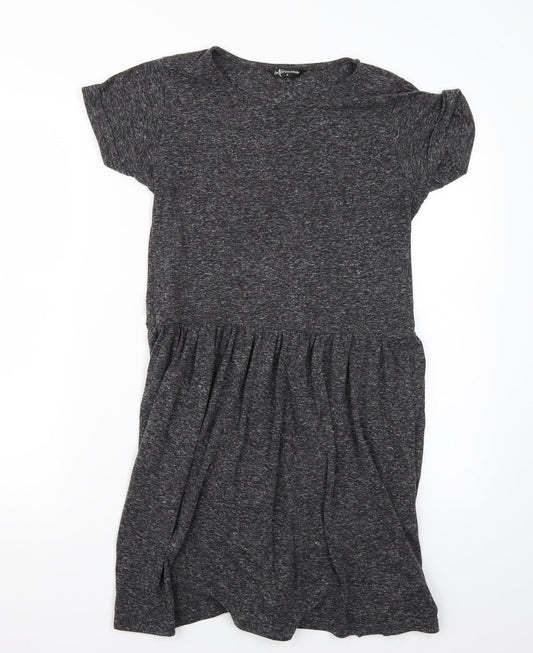 Internationale Womens Grey   A-Line  Size 8