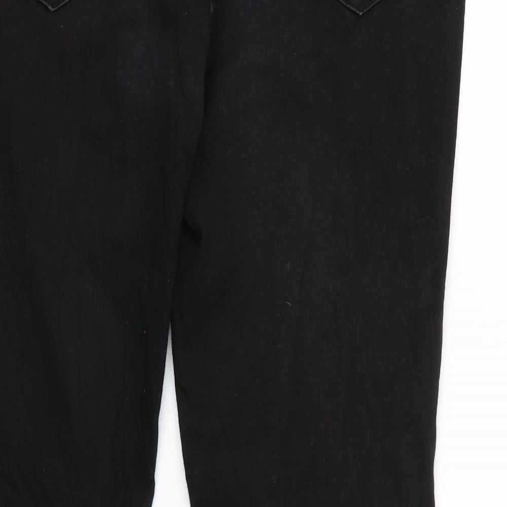 Gina Womens Black   Straight Jeans Size 44 L32 in