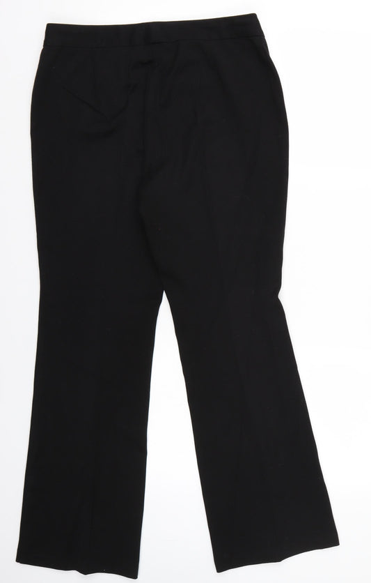 Marks and Spencer Womens Black   Trousers  Size 10 L28 in